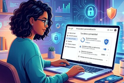 Pantalla de ajustes de privacidad de Google mostrando el nuevo control de historial y recomendaciones personalizadas