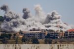 Imagen de un militar en la frontera entre Israel y el Líbano
