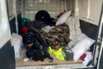 Tres detenidos en Granada tras intentar recuperar cobre de una furgoneta accidentada en la A-92